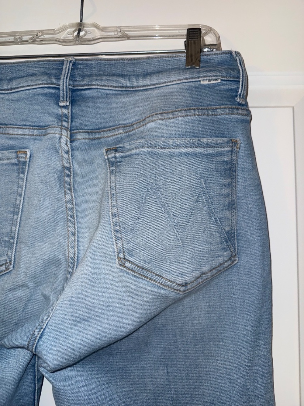 Mother Lil' Insider Petites High Rise Slim Jeans, Size 31 - Picture 5 of 7